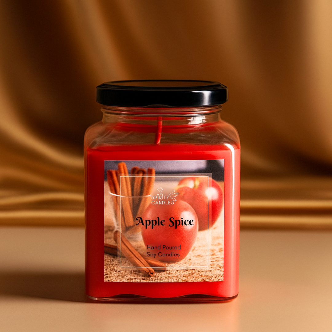 Scented Candle Jar - Apple Spice