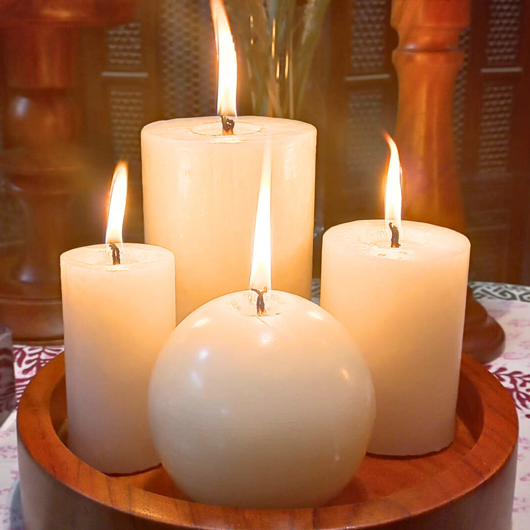 Candles set of 4