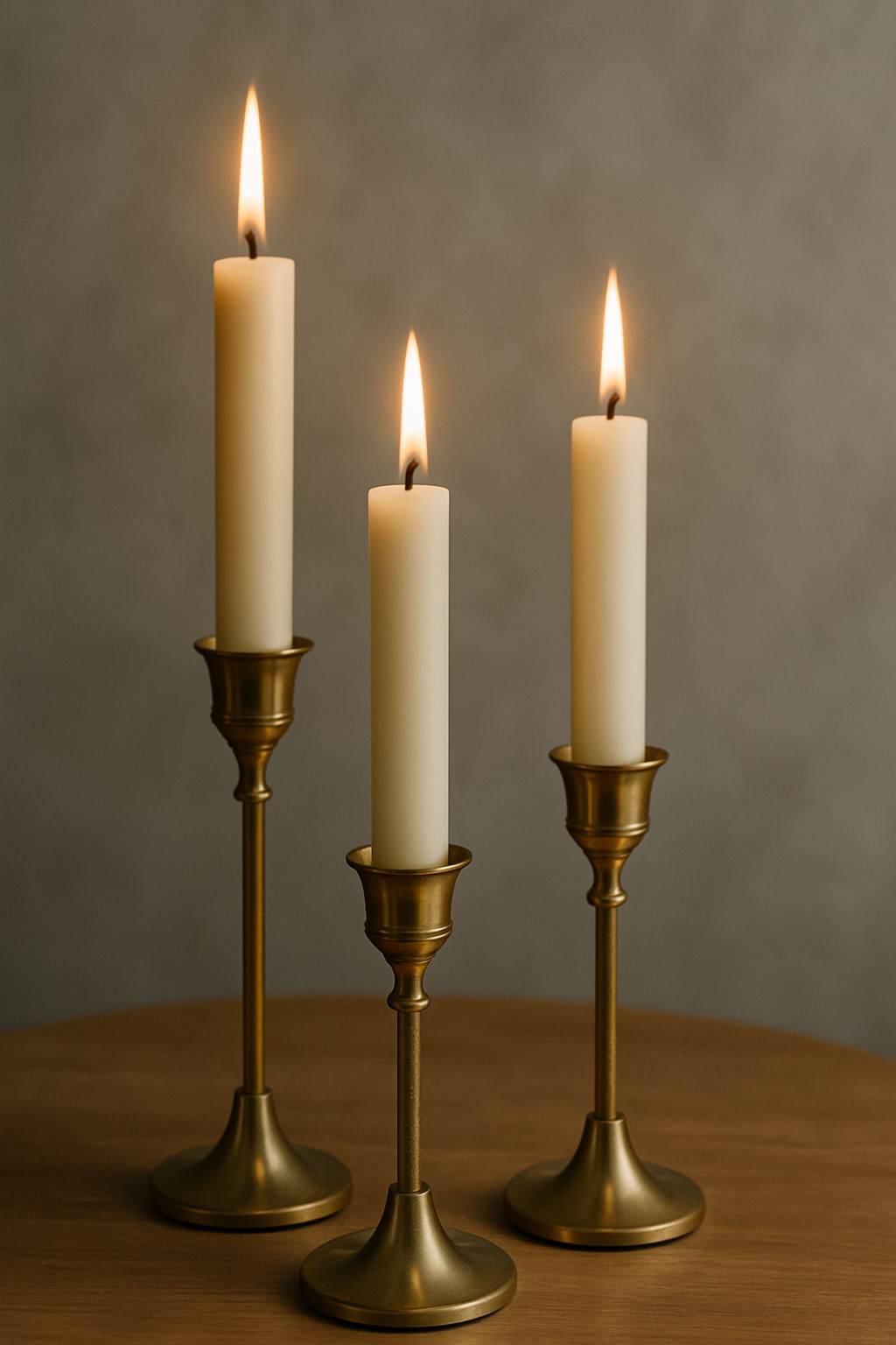 Metal Candle Holder - Set of 3
