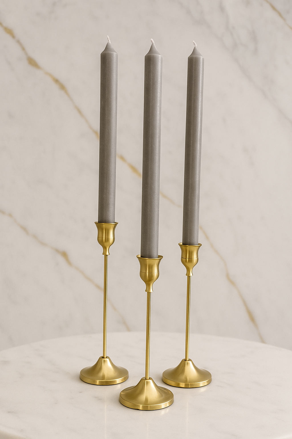 Fawn Brindle Tall Candles
