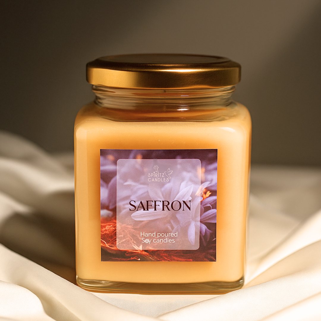 Scented Candle Jar - Saffron
