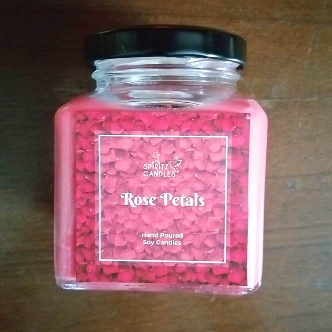Small Scented Candle - Rose Petals