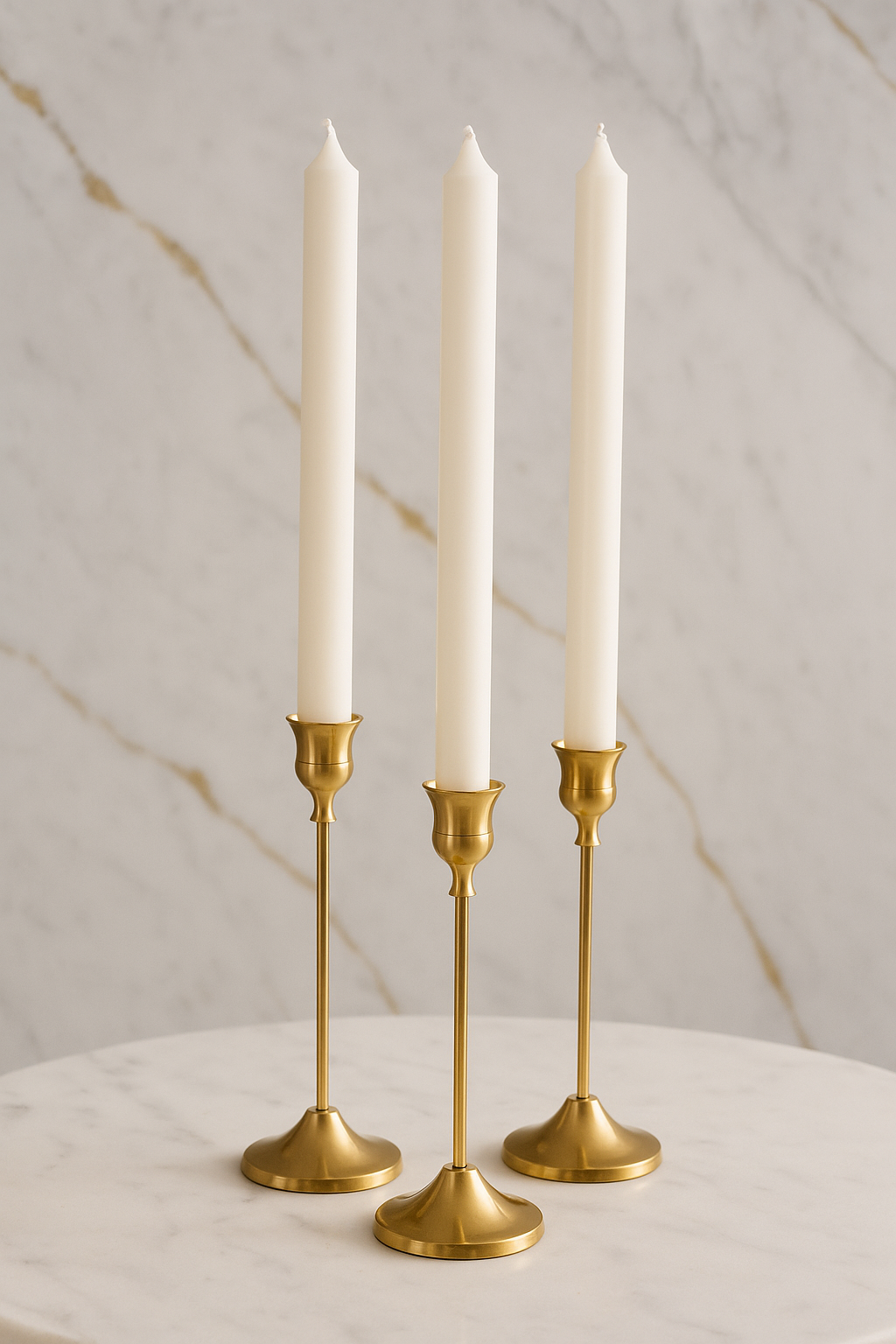 White Tall Candles
