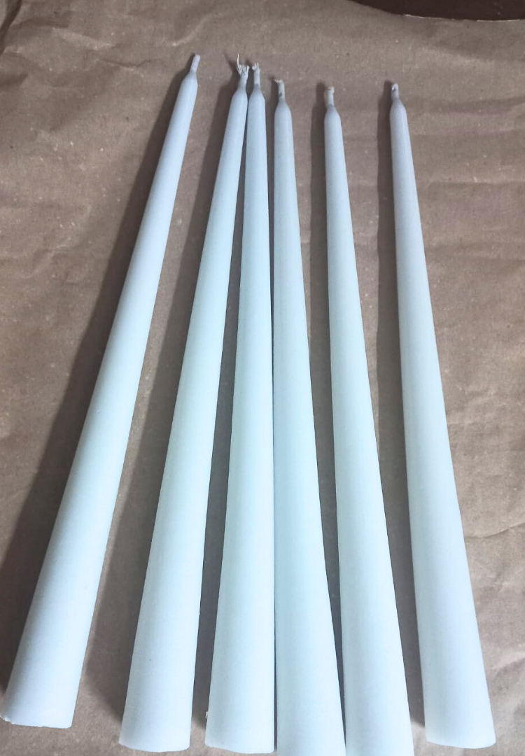 Long Taper Candles - White