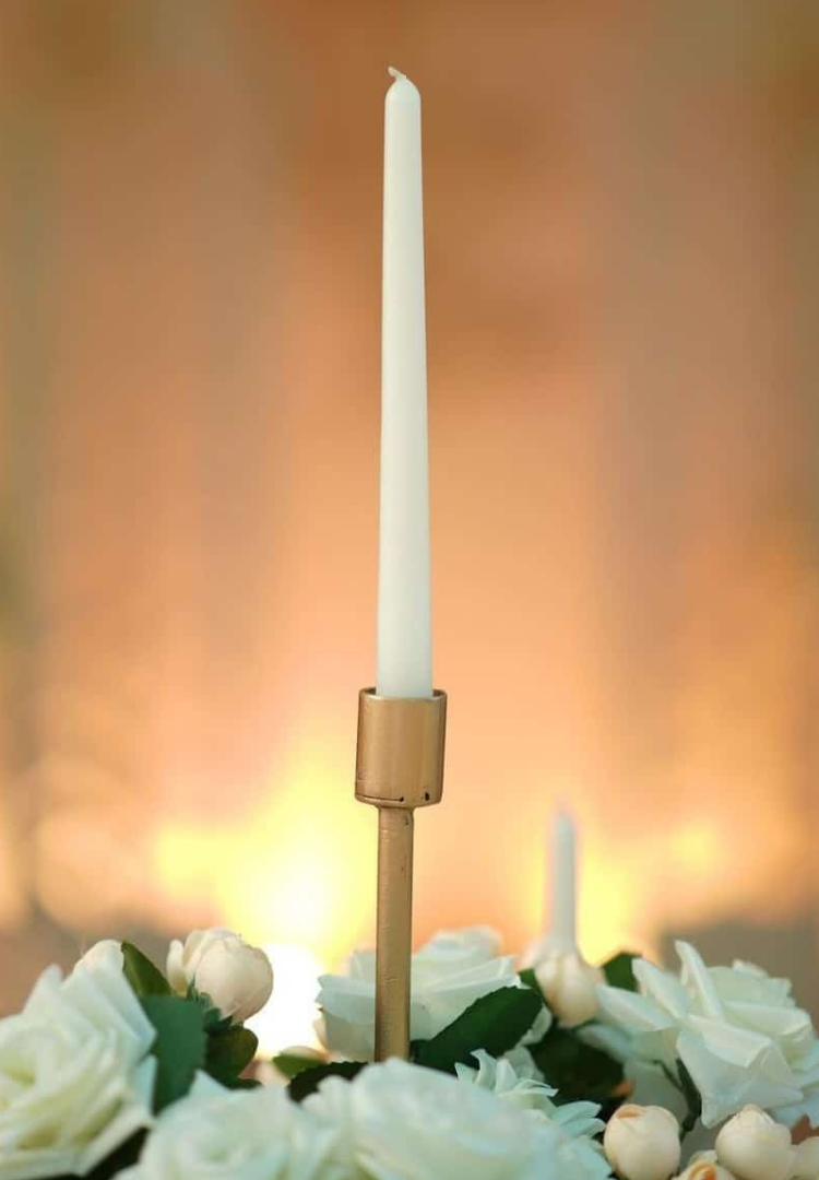 White - Taper Candles