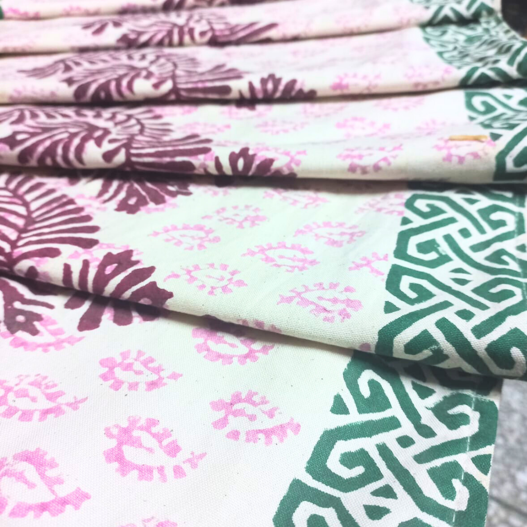 Block Printed - Multi Color Table Placements