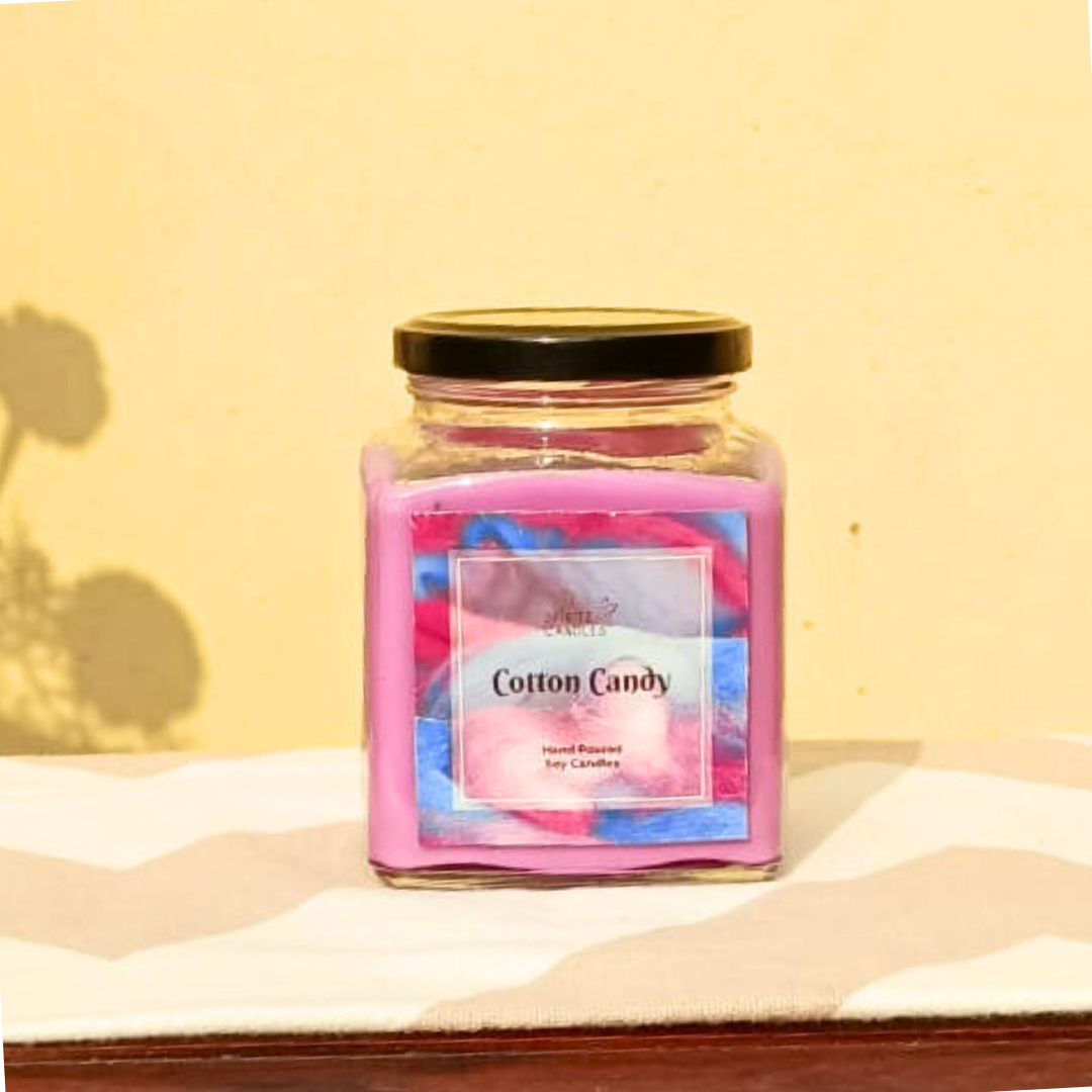 Scented Candle Jar - Cotton Candy