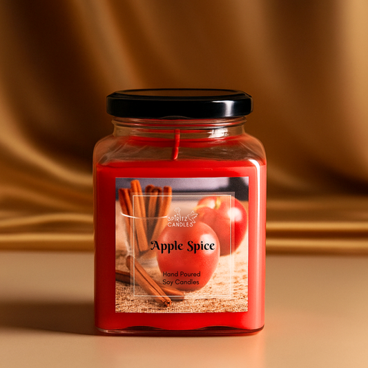 Scented Candle Jar - Apple Spice