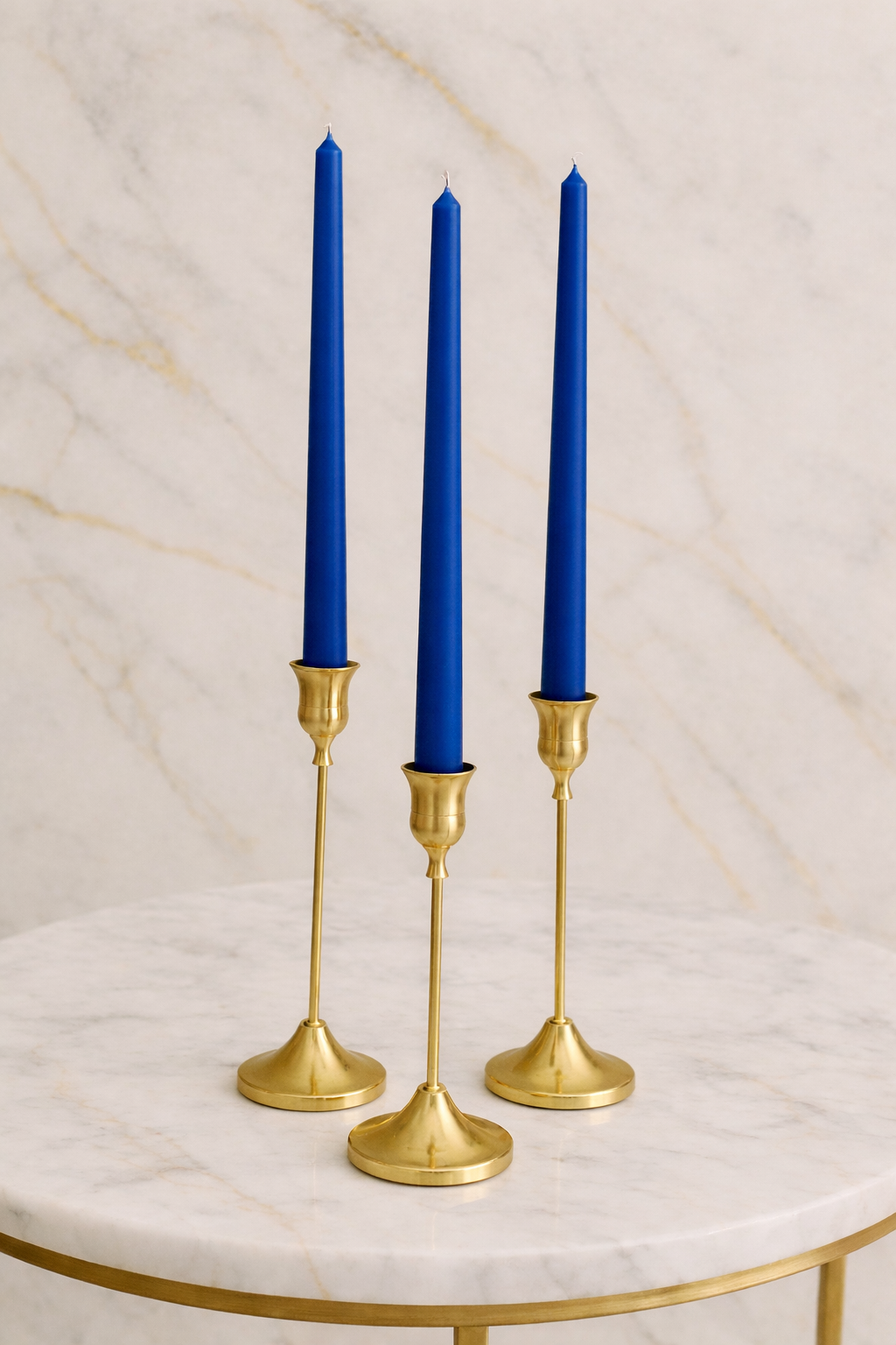 Royal Blue - Handmade Taper Candles