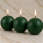 Dark Green Candle Balls - Medium Size