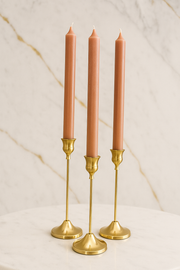 Dusty Rose Pink Tall Candles