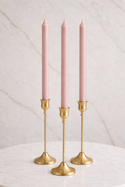 Tall Diner Candles - Dusty Rose Pink