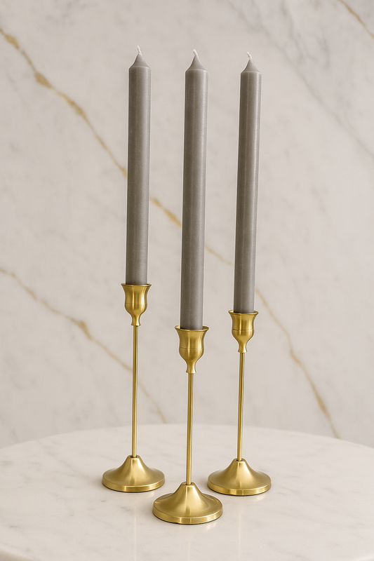 Fawn Brindle Tall Candles