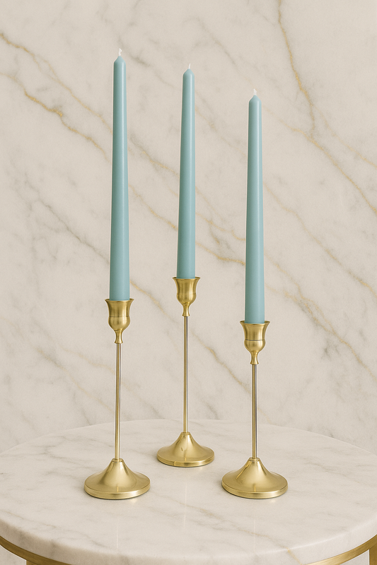 Feelings Green Taper Candles