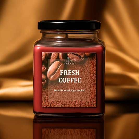 Scented Candle Jar - Fresh Coffee