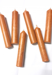 Golden Thin Pillar Candles