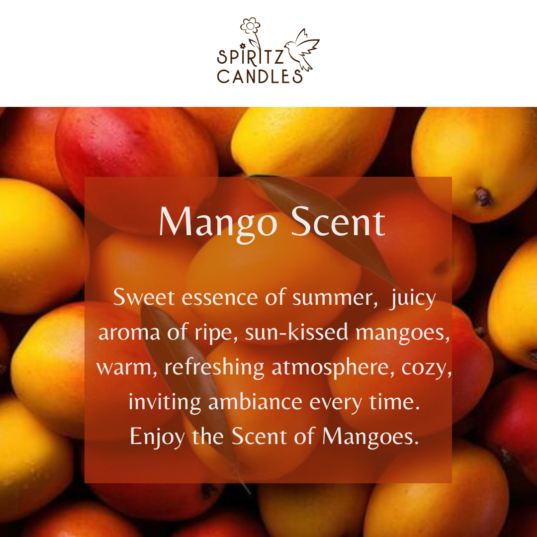 Mango Scented Candle Jar