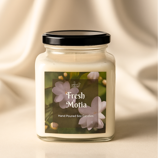 Scented Candle Jar - Fresh Motia