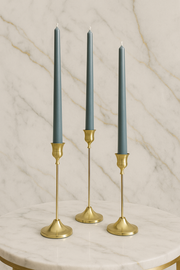Mouse Grey Taper Candles