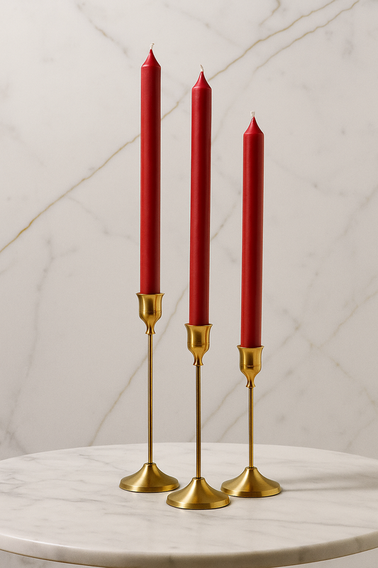 Red Diner Candles