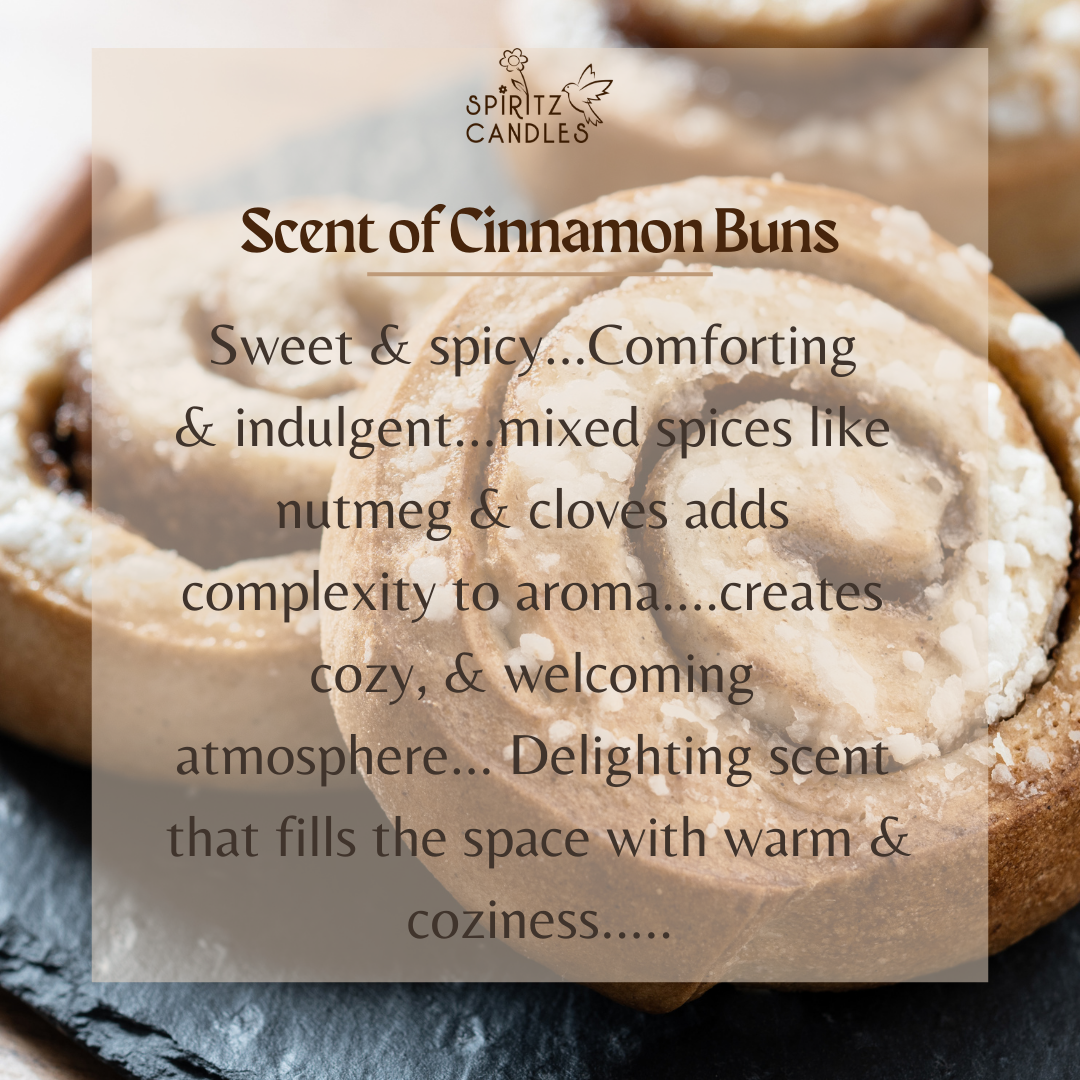 Scented Candle Jar - Cinnamon Buns