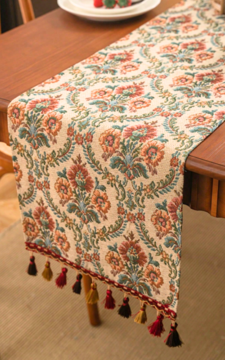 Floral Pattern Table Runner