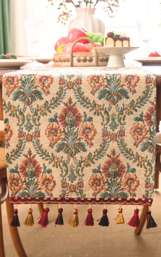 Floral Pattern Table Runner