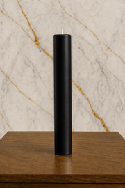 Black Pillar Candle - 2" x 10"
