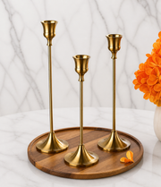 Metal Candle Holder - Copper Set of 3