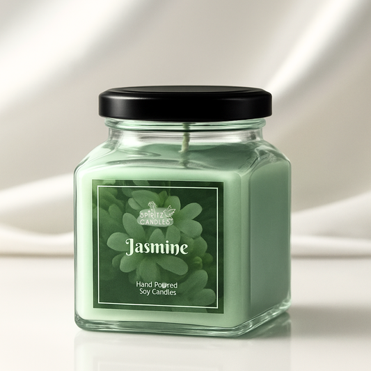 Jasmine - Small Scented Candle Jar
