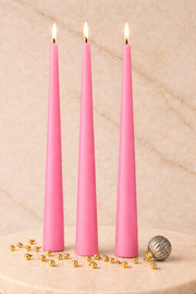 Long Taper Candles - Light Pink