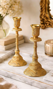 Antique Candle Holder - Pair of 2
