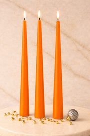 Long Taper Candles - Orange