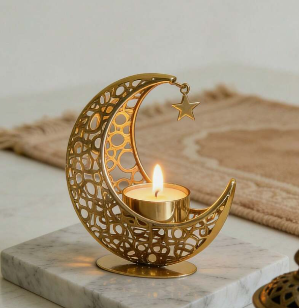 Ramadan Special - Moon Candle Holder