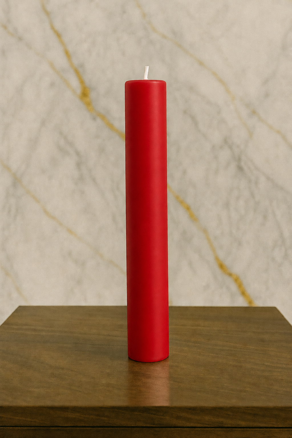 Red Pillar Candle - 2" x 10"