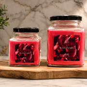 Scented Candle Jar - Rose Petals