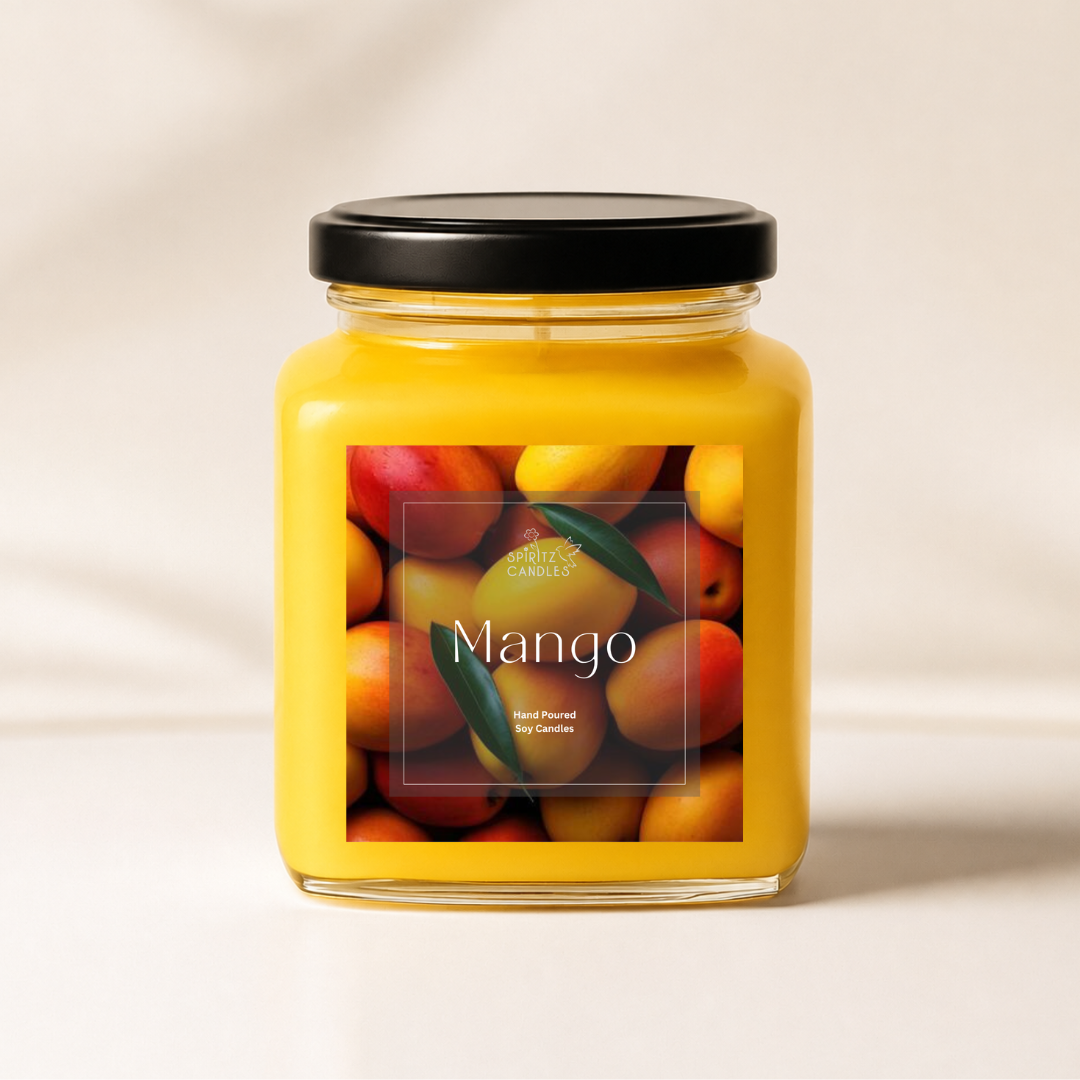 Mango Scented Candle Jar