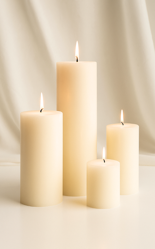 Pillar Candle Set of 4